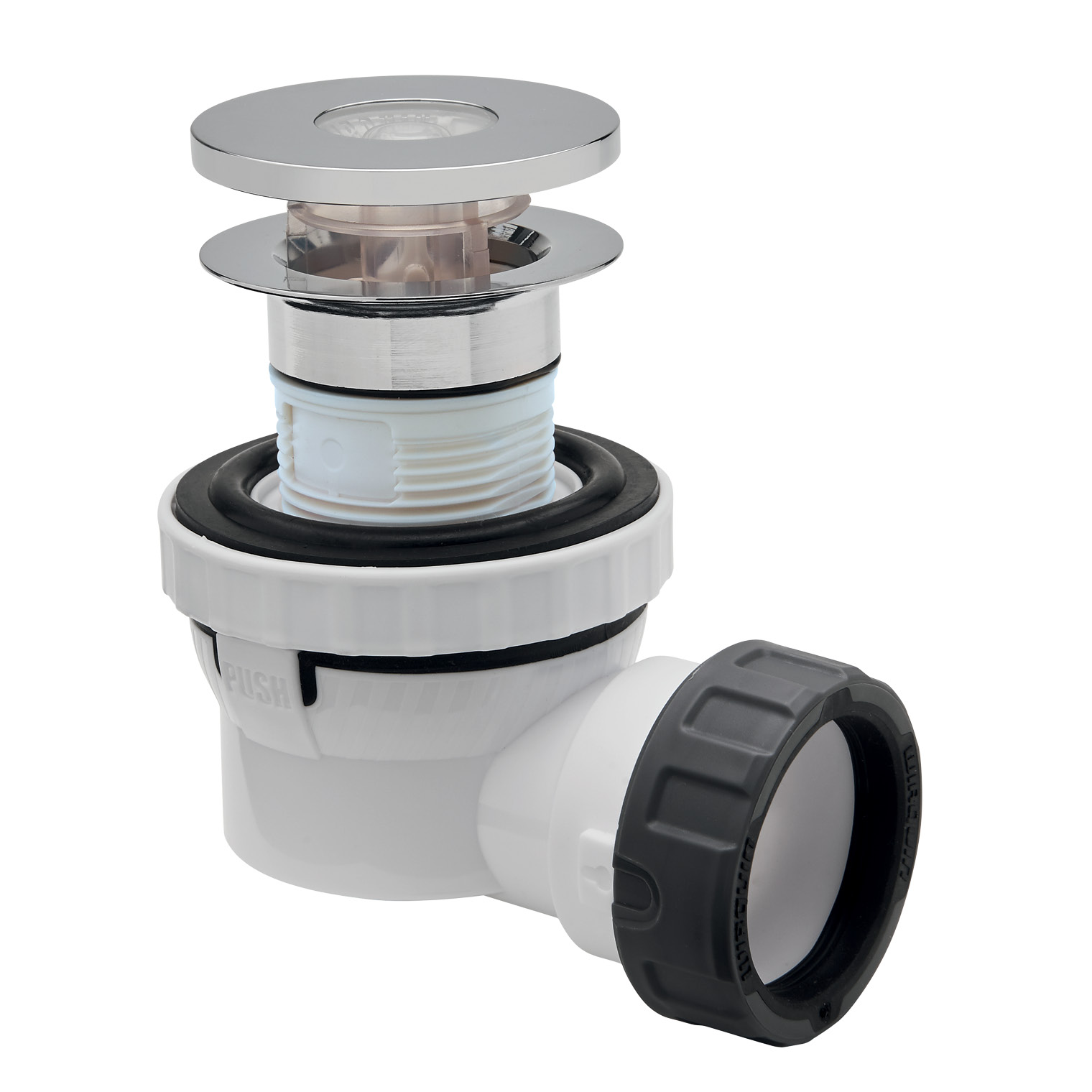 XS Pure Free-Flow Basin Waste + Trap
