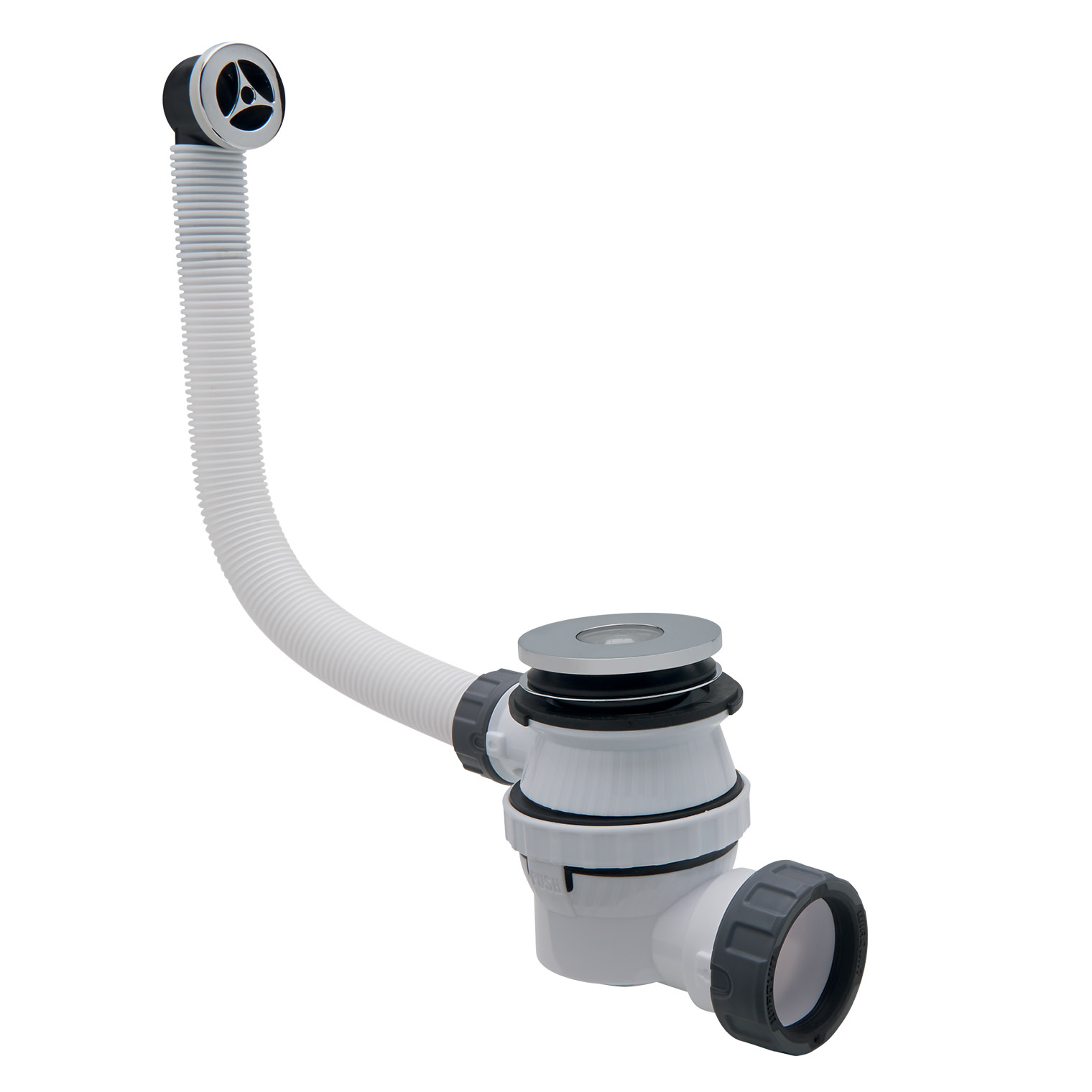 XS Pure Quick Clac + Overflow Basin Waste + Trap